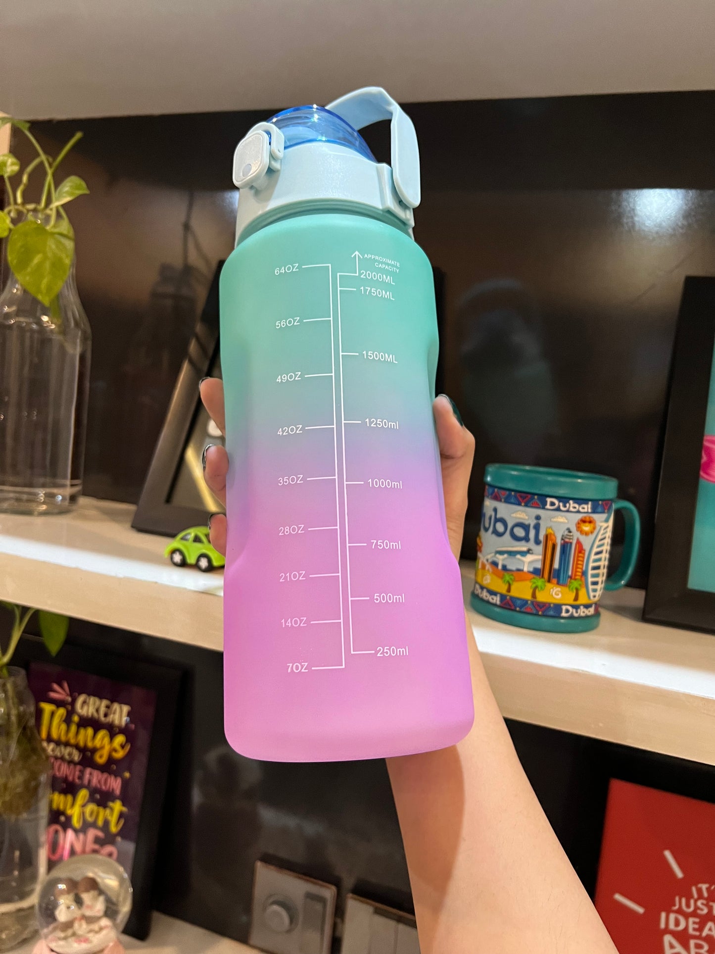 Self Help Water Bottle
