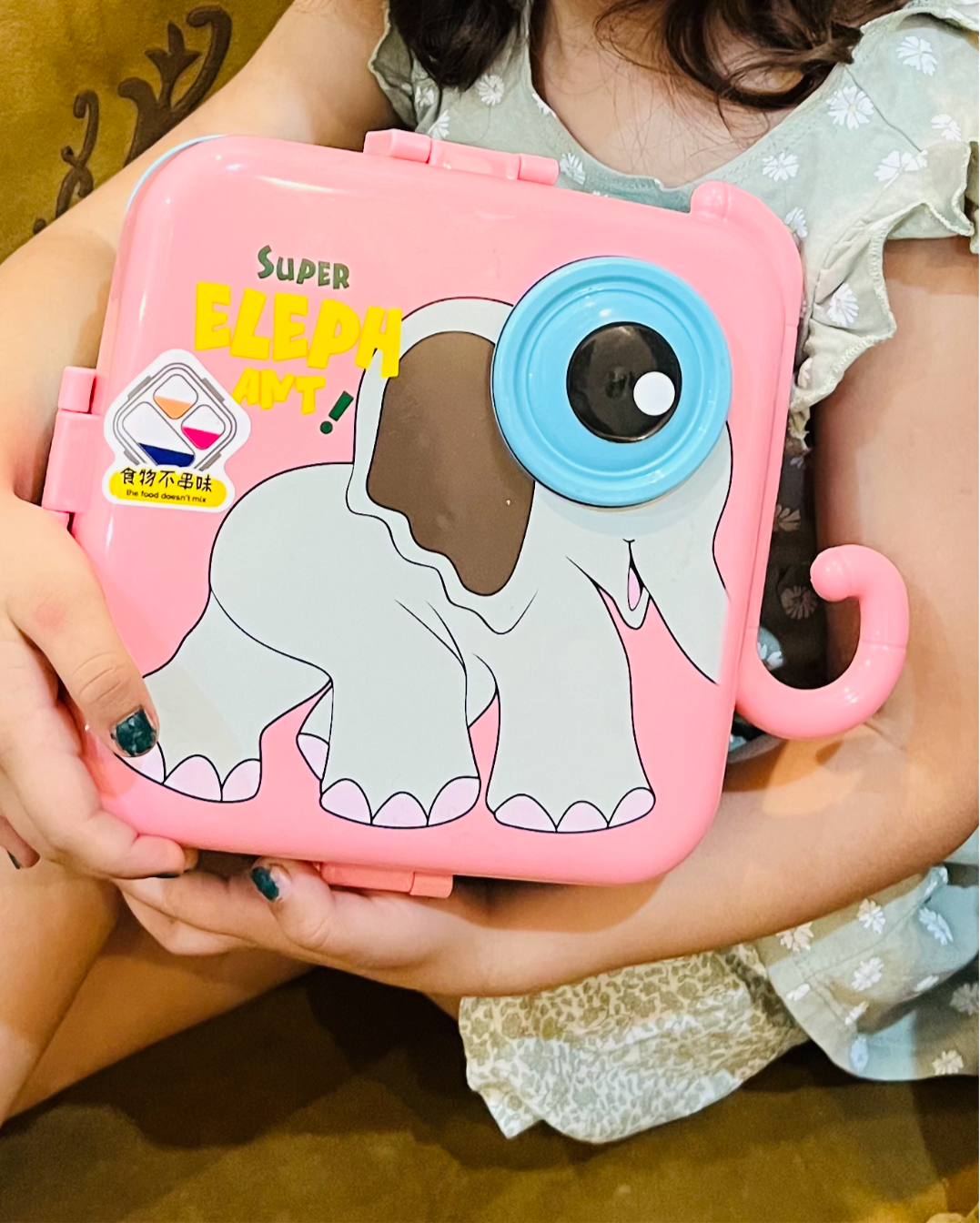 Elephant Double Deck Lunch Box