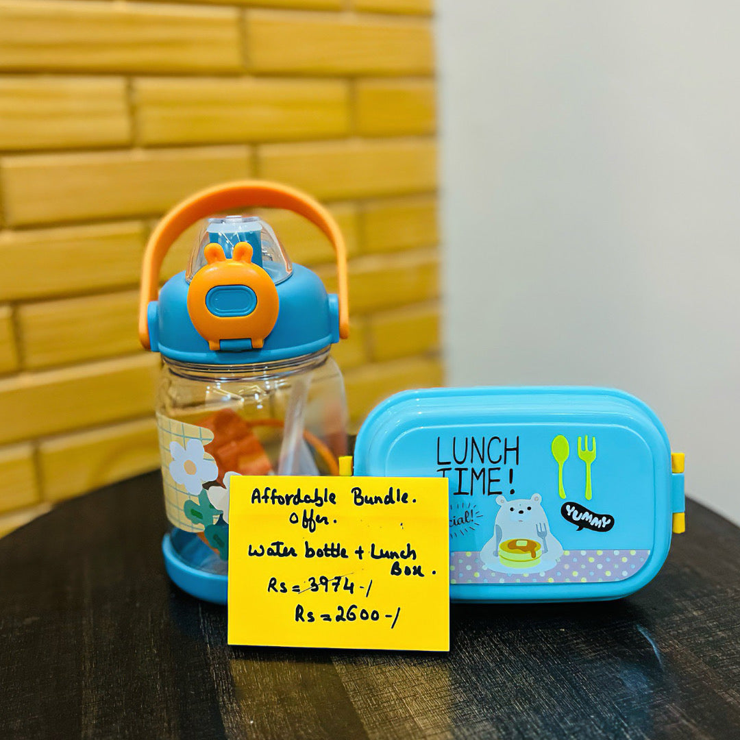 Water bottle + lunch box
