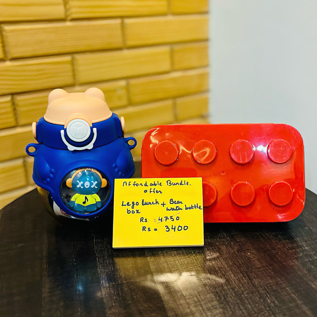 Lego Lunch Box+Bear water bottle