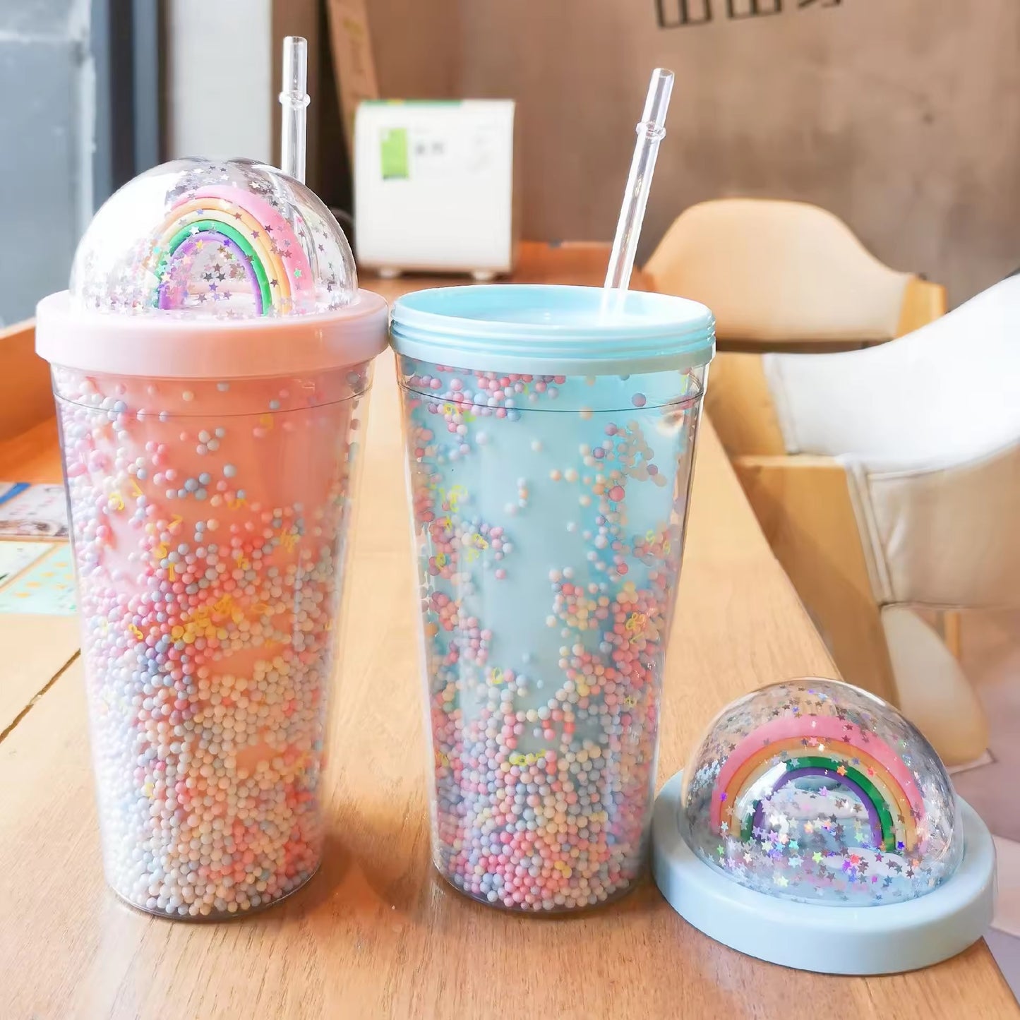 Fancy Acrylic Mug Waterbottle