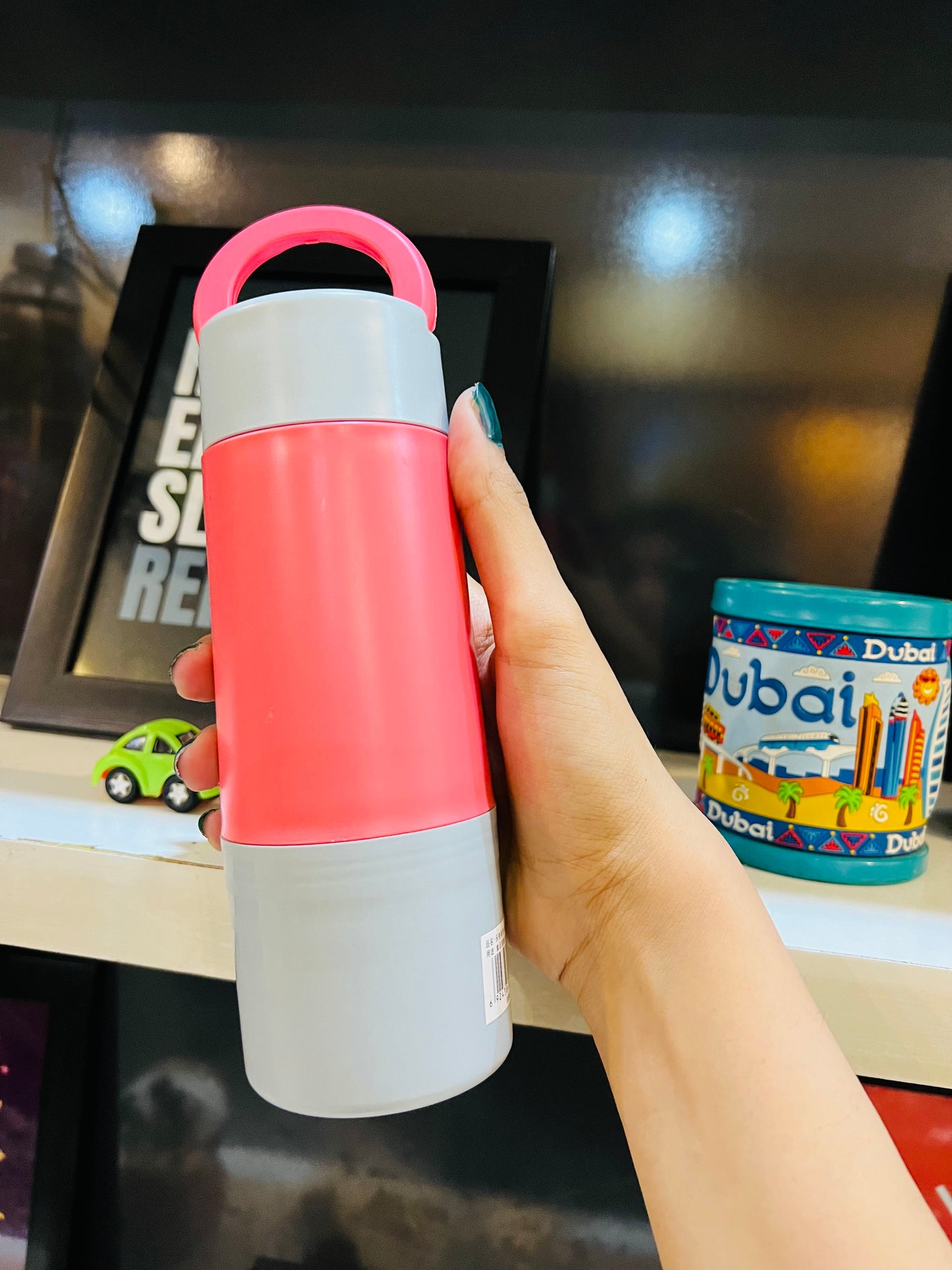 Glass water bottle